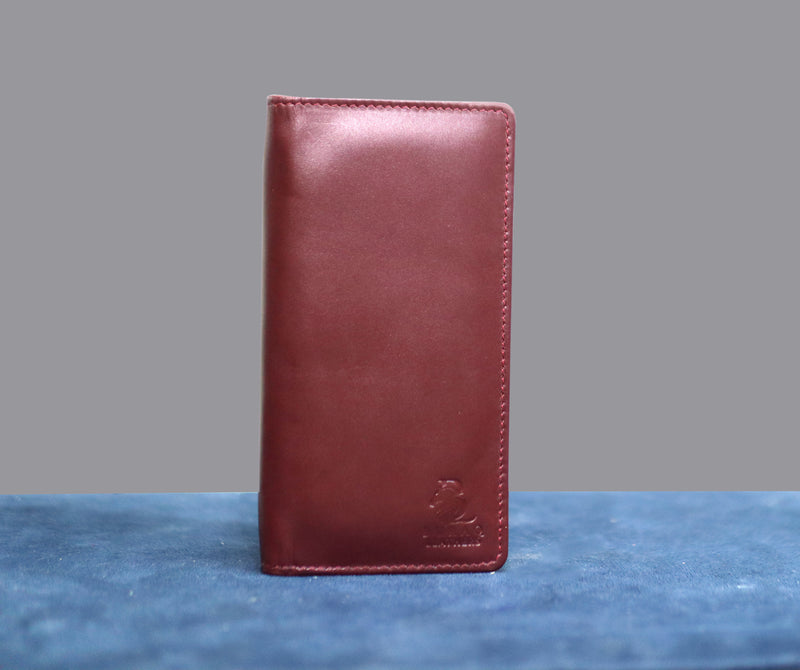 Buraq Leathers Long Bifold Leather Wallet