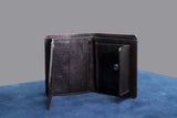 Buraq Leathers Trifold Leather Wallet with Zip Coin Pocket view 6
